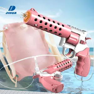 Dual Water Gun Kids Large-Capacity Electric Backpack Water Gun for Summer Outdoor Shooting Water Game
