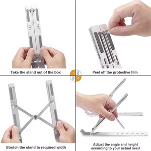 <strong>Laptop</strong> <strong>Stands</strong> 7-Levels Adjustable <strong>Laptop</strong> <strong>Stand</strong> Aluminium Riser <strong>Laptop</strong> Holder <strong>for</strong> Desk Compatible With 9&quot;-15.6&quot;