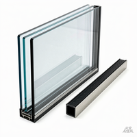 Barre d'espacement à bord chaud en acier inoxydable 9A, composite PP, à rupture thermique 0,38 W/mK, anti-condensation, durable pour mur-rideau IGU