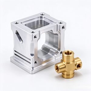 Boîtier mécanique en aluminium et laiton usiné sur mesure CNC 5 axes, bloc de cavité en alliage haute précision, sur mesure selon vos dessins - Product Image 3