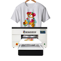 Graphking Factory A3 30cm Tamaño Camiseta Impresión directa en telas de algodón Textil digital DTG Impresora Plotter Machine