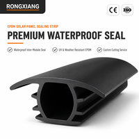Joint d'étanchéité en caoutchouc EPDM en forme de T sur mesure, bande d'étanchéité premium pour panneaux solaires, service de découpe, noir, taille et dureté personnalisables