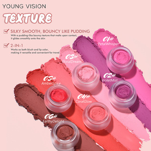 Young Vision 6-Color Mousse <b>Blush</b> Clay Cream Matte Face Makeup 3.5g - Product Image 5