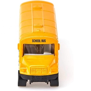 Modèle de <span class=keywords><strong>bus</strong></span> scolaire <span class=keywords><strong>jaune</strong></span> en métal moulé sous pression à rétrofriction à vendre - Product Image 3