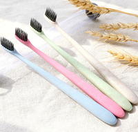 Cepillo de Dientes de Microfibra Monofilamento Ecológico Lula Beauty, Cepillo de Dientes Biodegradable y Compostable para Niños y Adultos