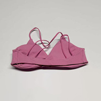 Soutien-gorge de sport personnalisé sans coutures à séchage rapide, respirant, à maintien élevé, dos ajouré, devant torsadé, pour le yoga, la course, le Pilates et la gym