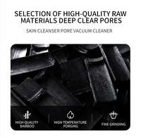Masque facial en poudre de charbon de bambou halal noir, blanchissant, élimination des points noirs, rétinol, vitamine C, soin de la peau, 30g, format voyage