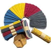 Serviettes de cuisine réutilisables en coton écologiques, compressées, avec impression numérique OEM, fonction jetable