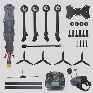 Kit de Dron de Carreras FPV Multitamaño, Marco de Carbono de 10/13/15/18 Pulgadas, Quadcopter RC DIY con Cámara - Product Image 1