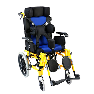 Meilleures ventes : Fauteuil roulant manuel pour enfants atteints de paralysie cérébrale et personnes âgées hémiplégiques - Product Image 1