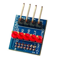 Placa adaptadora STDC14 de 14 pines a JTAG/SWD de 2,54 mm, adaptador para depurador ST-Link V3 Mini, accesorio de programación STM32