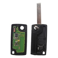 Clé télécommande 2B 2 boutons ASK FSK 433MHz PCF7941/7961 pour 207/307/307s/308/407 et Citroën C2/C3/C4/C5/Berlingo/Picasso