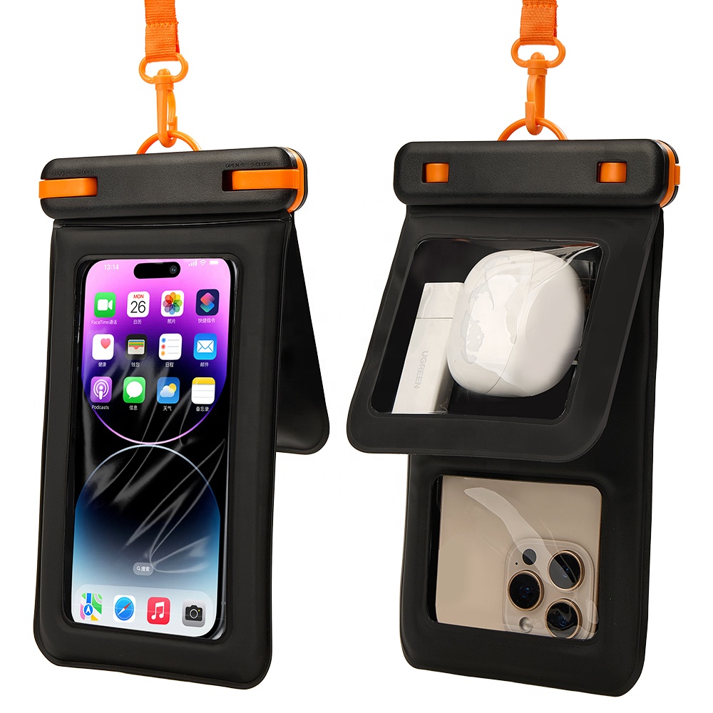 Yuanfeng IPX8 Waterproof Phone Bag Pouch with extra Card Bag Water Sports Mobile Phone Pouch