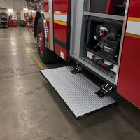 Étape d'épaississement à couche unique avec des systèmes de carrosserie automobile latéraux rétractables légers Accessoire d'équipement de lutte contre l'incendie télécommandé