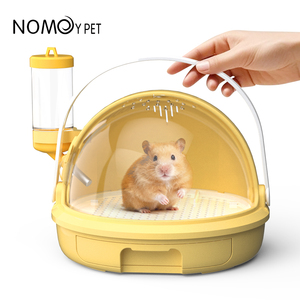 Boîte de transport pour hamster NOMOY PET, couleur <span class=keywords><strong>vert</strong></span>, bleu, jaune, avec bouteille d'eau - Product Image 3