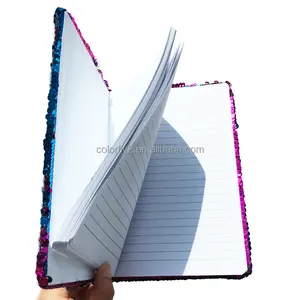 Großhandel Günstige A5 Custom Notebook Pailletten Notizbuch