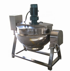 Bouilloire pré-fabriquée à la vapeur, de petite capacité de 50 litres, bouilloire pour sauce, fromage, compere et riz - Product Image 1