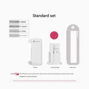 Impresora de inyección de tinta portátil EVEBOT PrintPods Mini para imprimir códigos QR, logotipos, fechas, regalos DIY y promociones para ropa y calzado. - Product Image 4