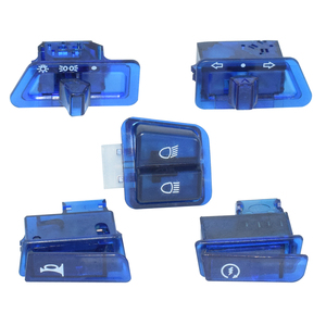 5 interruptores de motocicleta, botón para Faro, luz antiniebla, bocina, señal de giro, intermitente, haz Alto y Bajo, botones de arranque eléctrico para Honda - Product Image 3