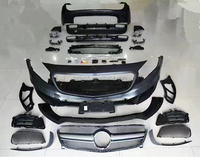Conjunto de parachoques trasero delantero para Benz W156 X156 GLA200 GLA220 GLA260 GLA Class a GLA45 AMG parachoques delantero con parrilla parachoques trasero t
