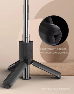 Venta caliente portátil L11 <span class=keywords><strong>Mini</strong></span> Selfie Stick soporte de teléfono de fibra de carbono Control remoto inalámbrico giratorio para usuarios de teléfonos inteligentes - Product Image 4