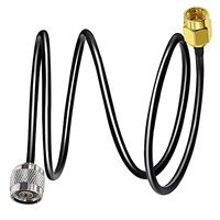 Câble d'extension d'antenne RF RG58 SMA femelle coudé à 90° vers U.FL Pigtail