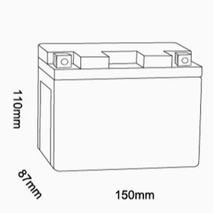 <span class=keywords><strong>Batterie</strong></span> de <span class=keywords><strong>moto</strong></span> sans entretien Mhb YTZ12-<span class=keywords><strong>BS</strong></span> au plomb-acide MF scellée sèche chargée <span class=keywords><strong>12V</strong></span> 12AH - Product Image 2