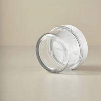 Vente en gros de pots en plastique de luxe de 100 ml et 150 ml en forme de bol pour crème corporelle, gommage corporel et contenants cosmétiques