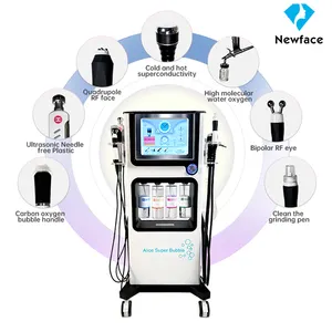 NewFace Professional Skin Care Facial Machine Hydradermabrasion Bubble Device Water Oxygen Jet Hydra Spa Beauty Salon Equipment