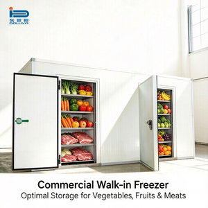 Nouvelle chambre froide de 2,4x2,4x2,1m avec compresseur Copeland et groupe de condensation monophasé 220V pour petits restaurants et boucheries - Product Image 1