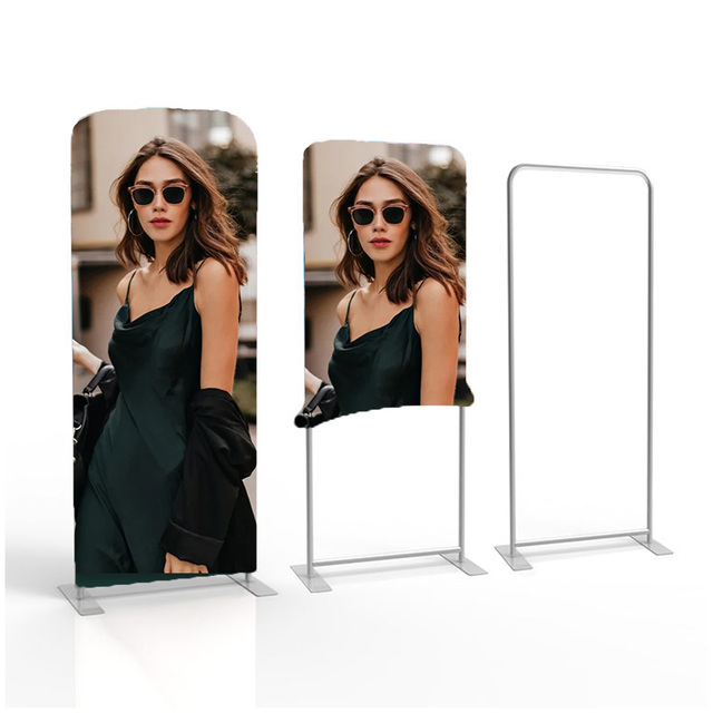 Customizable Fabric Tension Backdrop Stand for Festival Events Studio Backdrops Product Displays Secure Fit Fast Assembly