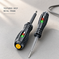 Tournevis testeur électricien super puissant à couple élevé, affichage LED haute luminosité, 12V-250V AC/DC, précision 0,01%+1, ABS durable