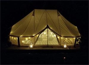 Tourle Đôi Top 6M Không Thấm Nước Sang Trọng Glamping Chuông Lều Vải Hoặc Oxford Hoàng Đế Chuông Lều Đảng Lều - Product Image 4