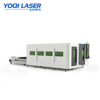 Cortadora Láser CNC para Fabricación de Acero, Plataforma Doble Integrada para Láminas y Tubos, Máquina de Corte Láser de Fibra Totalmente Cerrada