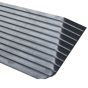 Rampe de ralentissement en caoutchouc massif pour fauteuil roulant, seuil de porte avec bords en forme d'<span class=keywords><strong>ailes</strong></span> - Product Image 4