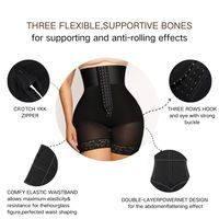 Faja Colombiana Posquirúrgica de Oferta con Entrenador de Cintura y Moldeador de Cuerpo OEM de Cintura Alta y Realce de Glúteos para Mujer