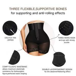 Faja Colombiana Posquirúrgica de Oferta con Entrenador de Cintura y Moldeador de Cuerpo OEM de Cintura Alta y Realce de Glúteos para Mujer - Product Image 4