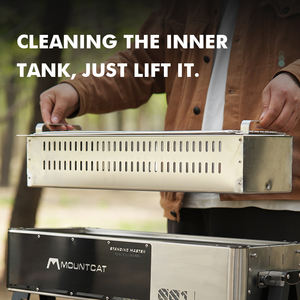 Gril de <span class=keywords><strong>barbecue</strong></span> debout 304 gril portatif de charbon de bois d'acier inoxydable de catégorie alimentaire pour des rassemblements et des barbecues à la maison extérieurs - Product Image 3