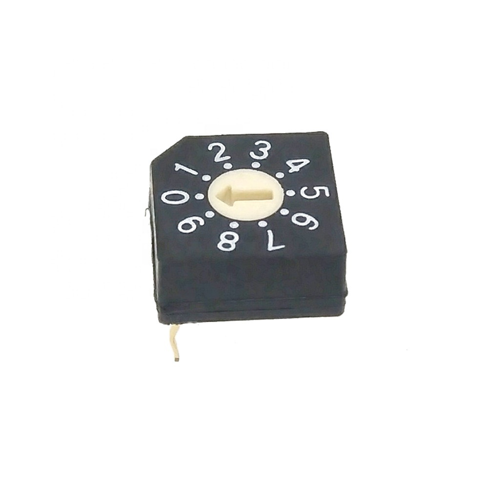 <strong>10</strong> <strong>Position</strong> DIP <strong>Coded</strong> BCD <strong>Rotary</strong> DIP <strong>Switch</strong> 50VDC 100mA 4+1 Pins