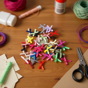 Fiocchi in Nastro Artigianale Ilan Lazo 3Cm, 20 Pezzi Colori Misti per Decorazioni Fai-da-Te - Product Image 3