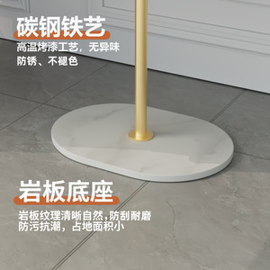 Porte-<span class=keywords><strong>manteau</strong></span> sur pied de luxe léger, moderne et minimaliste, avec rangement vertical, pour chambre et salon, modèle très prisé - Product Image 4