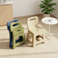 Chaise pliable moderne en plastique durable, réglable, écologique, avec dossier ergonomique, forte capacité de charge, légère, pour chambre à coucher