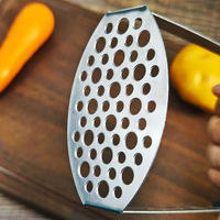 Roestvrijstalen Aardappelstamper Machine Met Pp-Handvat Voor Gekookte Aardappelen Guacamole Vruchten Avocado Bonen