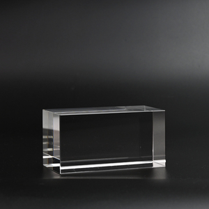 Chất lượng cao K9 pha lê khối trong suốt hình chữ nhật khối rắn với 3D khắc laser biểu tượng tùy chỉnh - Product Image 2