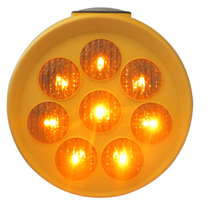 Construction de routes rue allée sécurité ronde ambre <span class=keywords><strong>clignotant</strong></span> <span class=keywords><strong>avertissement</strong></span> trafic signal solaire alimenté <span class=keywords><strong>Led</strong></span> tournesol lumière stroboscopique - Product Image 5