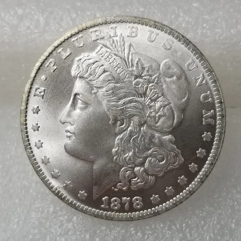 Groothandel Amerikaanse Morgan Dollar Flash Munten Verzilverde Decoratieve Herdenkingsmunten