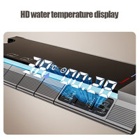 Ensemble de Douche Numérique Gris Piano Robinet Intelligent Salle de Bain Fini Gris Piano Mitigeur de Douche Intelligent Salle de Bain Robinet de Douche