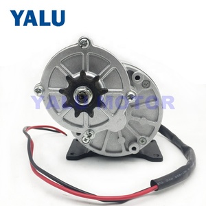 Motor de CC con Escobillas y Engranajes MY1016Z de <span class=keywords><strong>12V</strong></span> 24V 250W para Motocicleta Eléctrica, ATV, Scooter Eléctrico, con Piñón de <span class=keywords><strong>Cadena</strong></span> 420 para Bicicleta Eléctrica, Go-Kart y Vehículos - Product Image 4