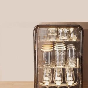 Support de rangement personnalisable en plastique pour tasses, organiseur de table pour eau et café, idéal pour salon domestique, porte-thé, direct usine - Product Image 4