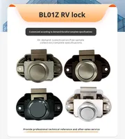 Serrures à bouton-poussoir étanches en alliage de zinc pour yachts et navires, portes de placards, tiroirs, poignées encastrées